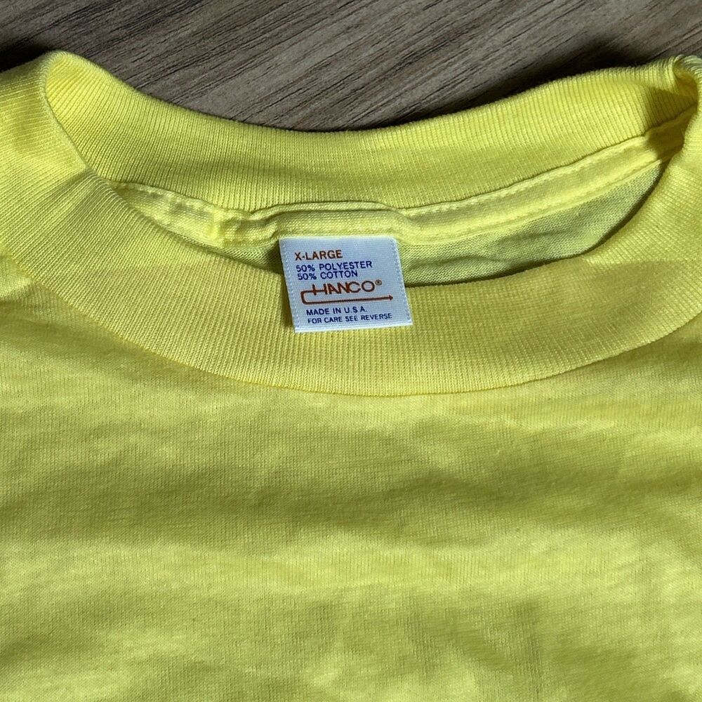 Vintage Vtg Thin Soft Chicago T Shirt Xl 1970 1980 Hanco Made In Usa Nwot View 2
